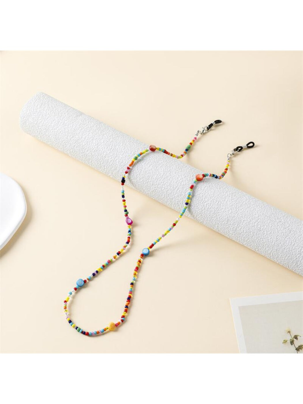 Velra - Colorful Beaded Round Eyeglass Strap