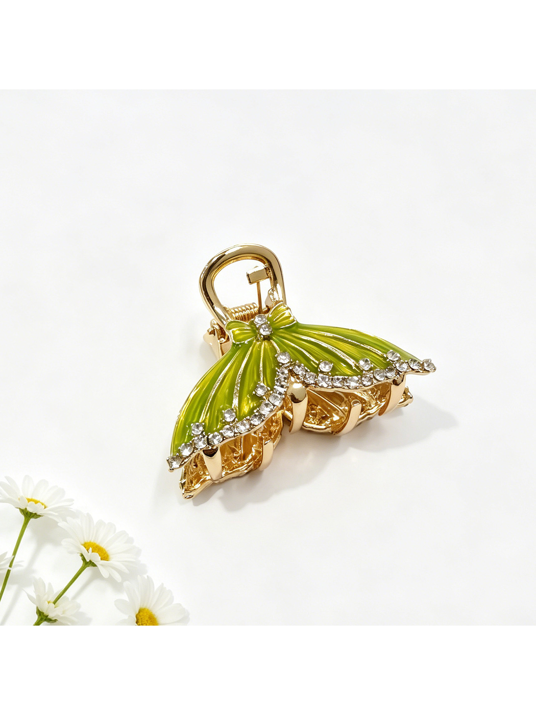 Beau - Bow Shape Glossy Alloy Hair Claw Clip