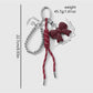 Keypus - Y2K Bow Heart Beaded Cord Bag Charm Keychain