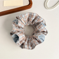 Gifty - Plaid Patchwork Contrast Hair Scrunchie