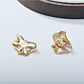 Earedge - Fashionable Floral Stud Earrings