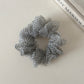 Gifty - Leopard Print Ruffled Polyester Scrunchie