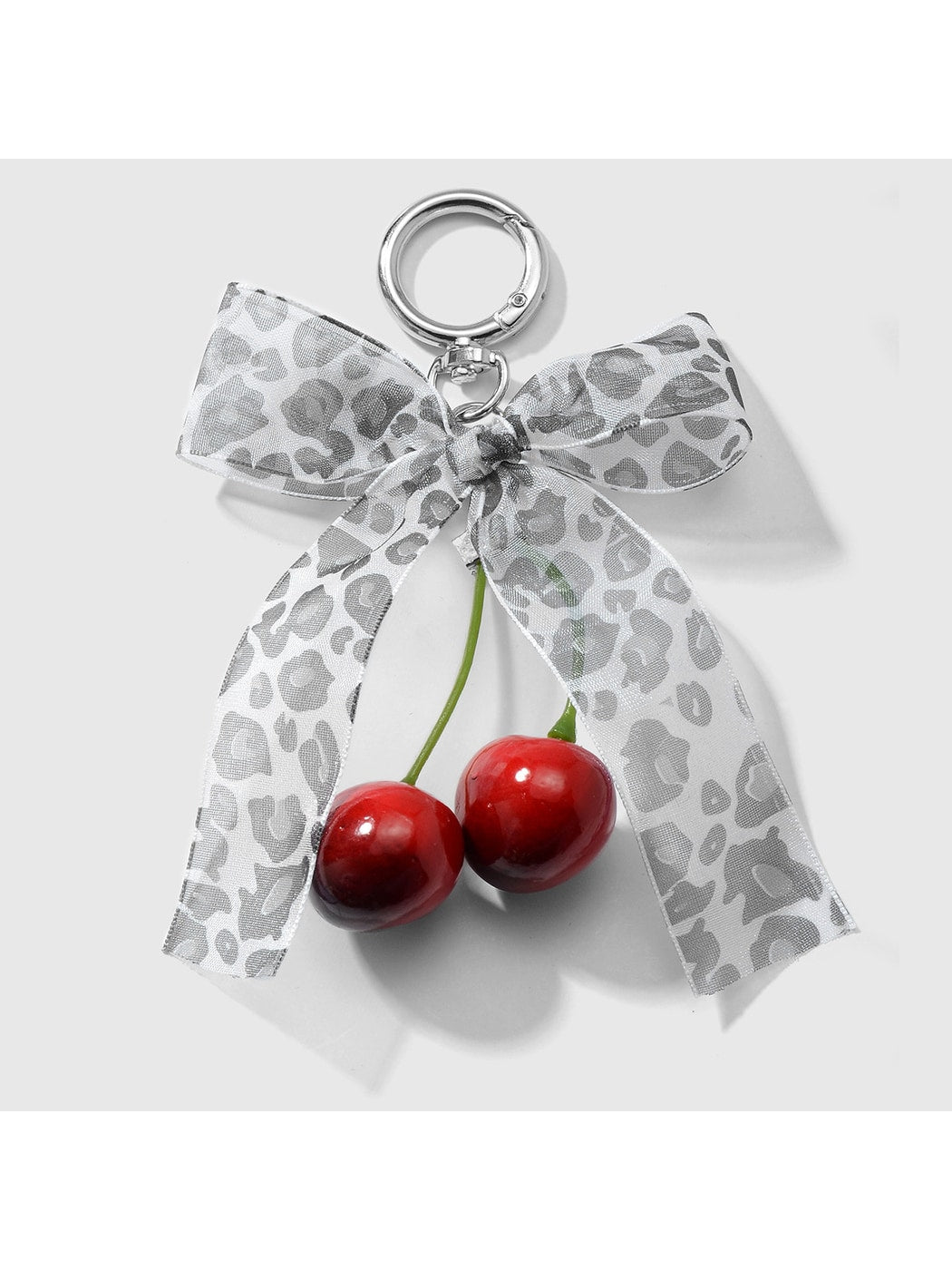 Keypus - Y2K Lace Bow Cherry Bag Charm Keychain