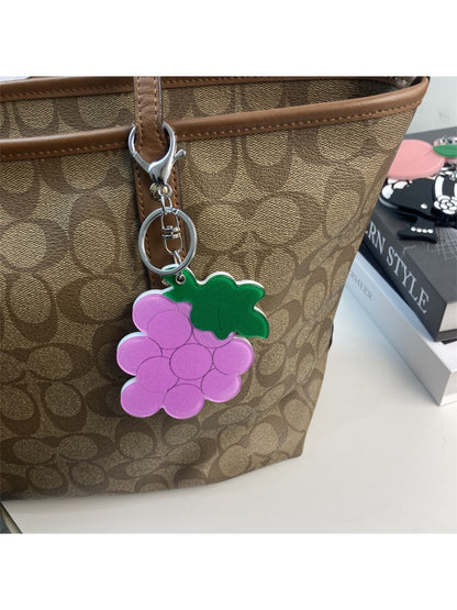 Keypus - Slide Mirror Keychain with Grape Design
