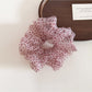 Gifty - Plaid Pattern Ruffled Polyester Ponytail Scrunchie