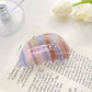 Beau - Patterned PVC Marbled Finish Claw Hair Clip