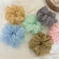 Gifty - Polyester Polka Dot Mesh Hair Tie Scrunchie