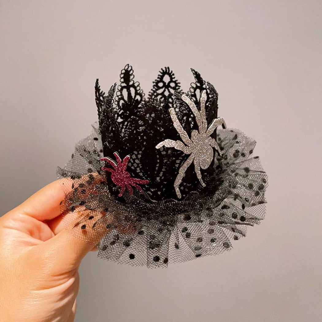 Gifty - Dark Style Halloween Bat Bow Hat Hair Clip