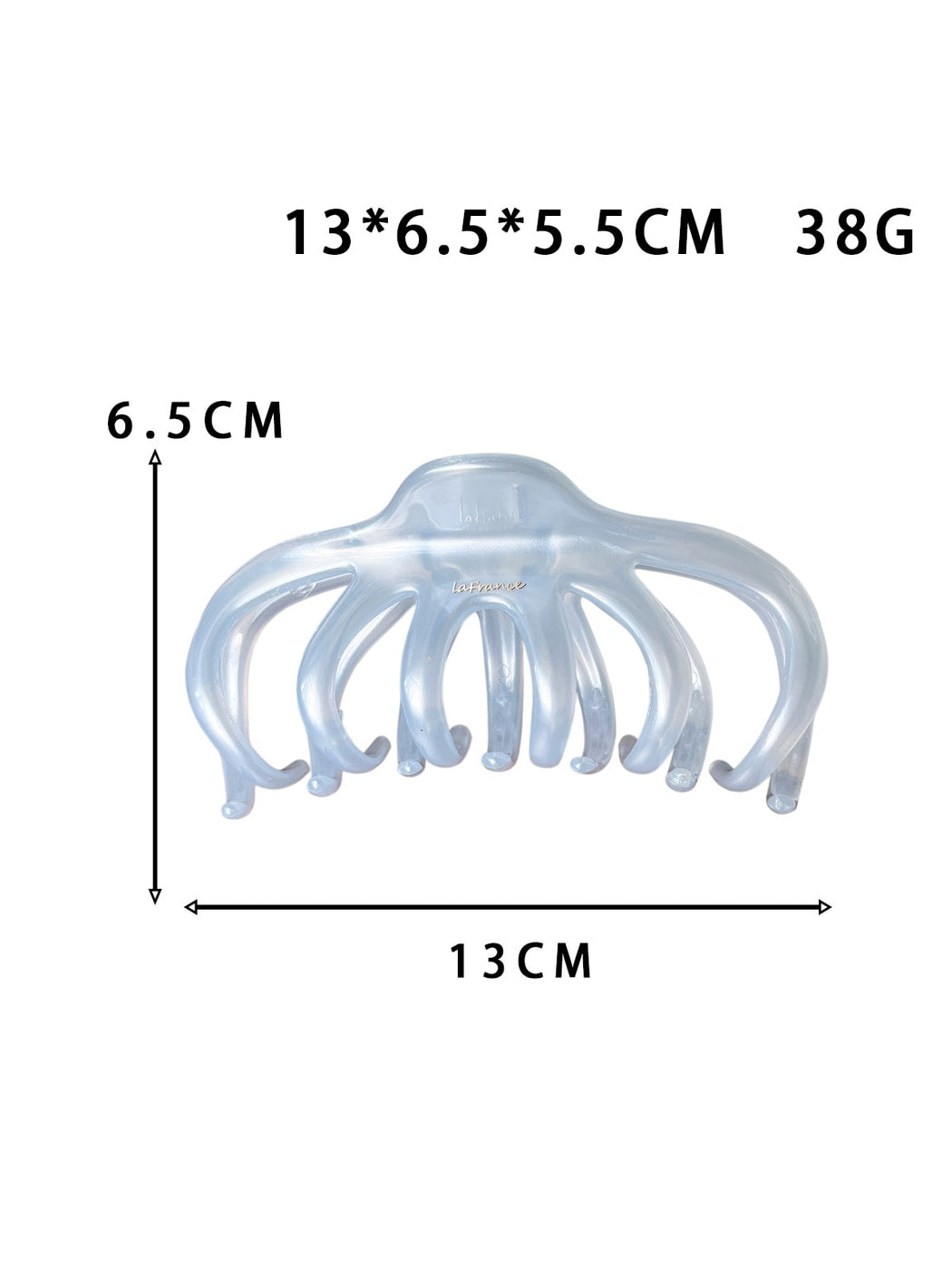 Beau - Modern Minimalist Geometric Plastic Claw Clip