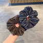 Gifty - Color Blocked Twill Scrunchie