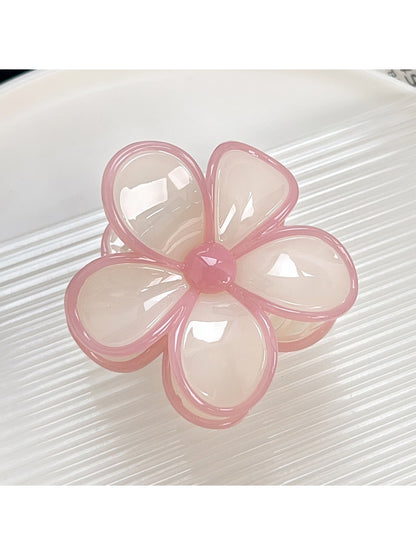 Beau - Fresh Style Floral Plastic Hair Claw Clip