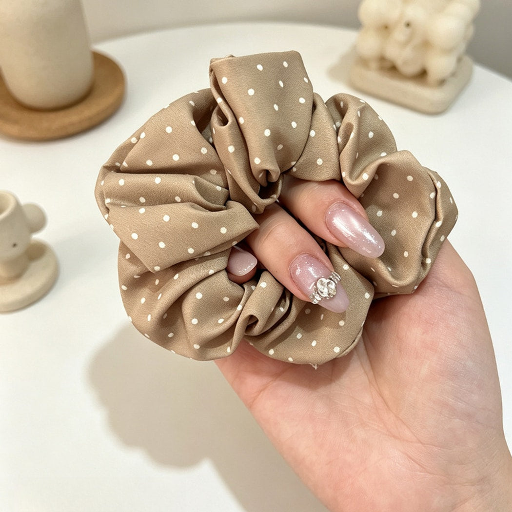 Gifty - Cute Polka Dot Polyester Fabric Scrunchie