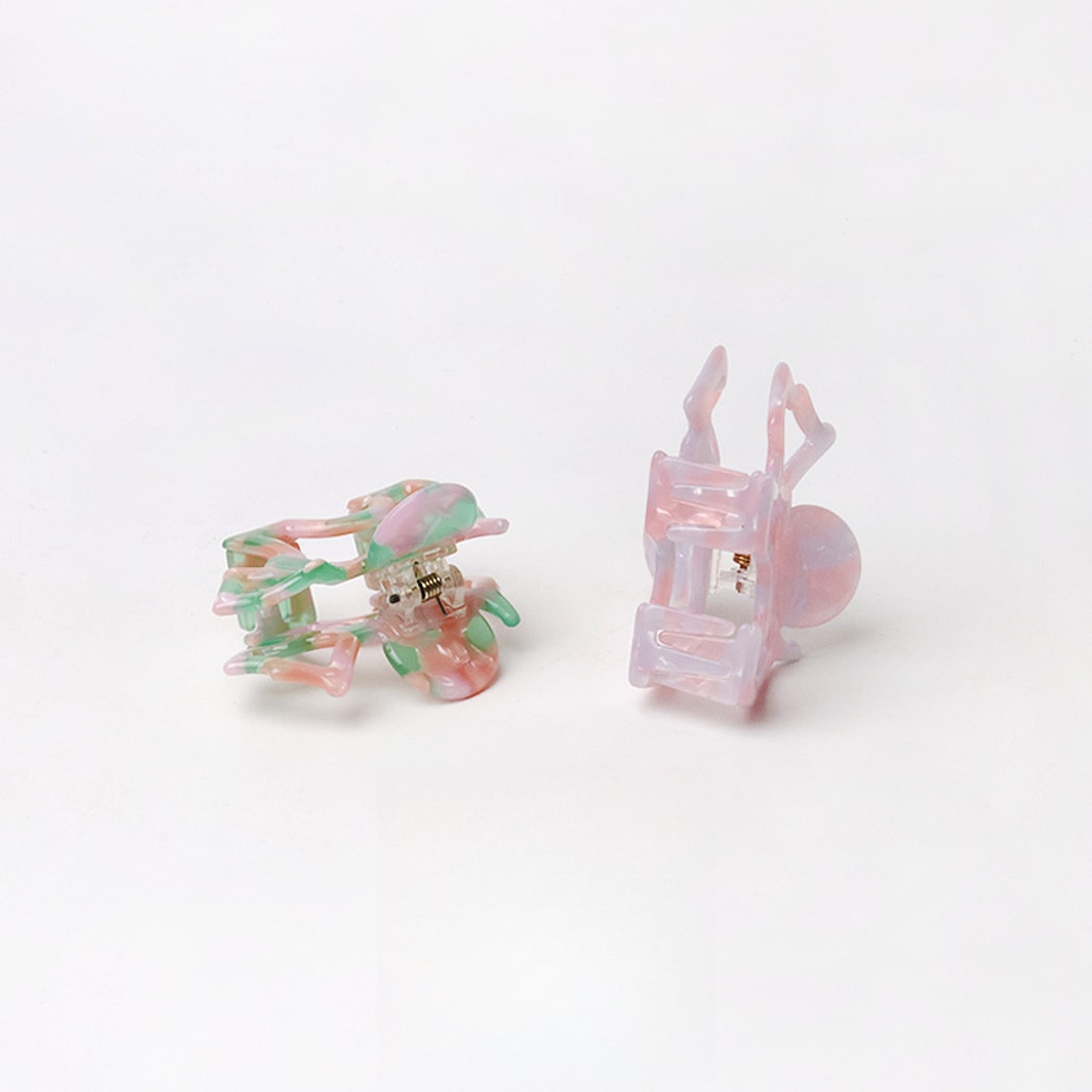 Beau - Acetate Cartoon Dog Hollow Claw Clip