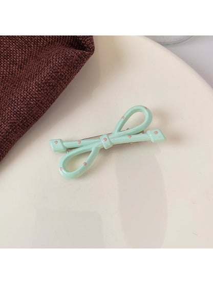 Beau - Cute Polka Dot Bow Hair Clip