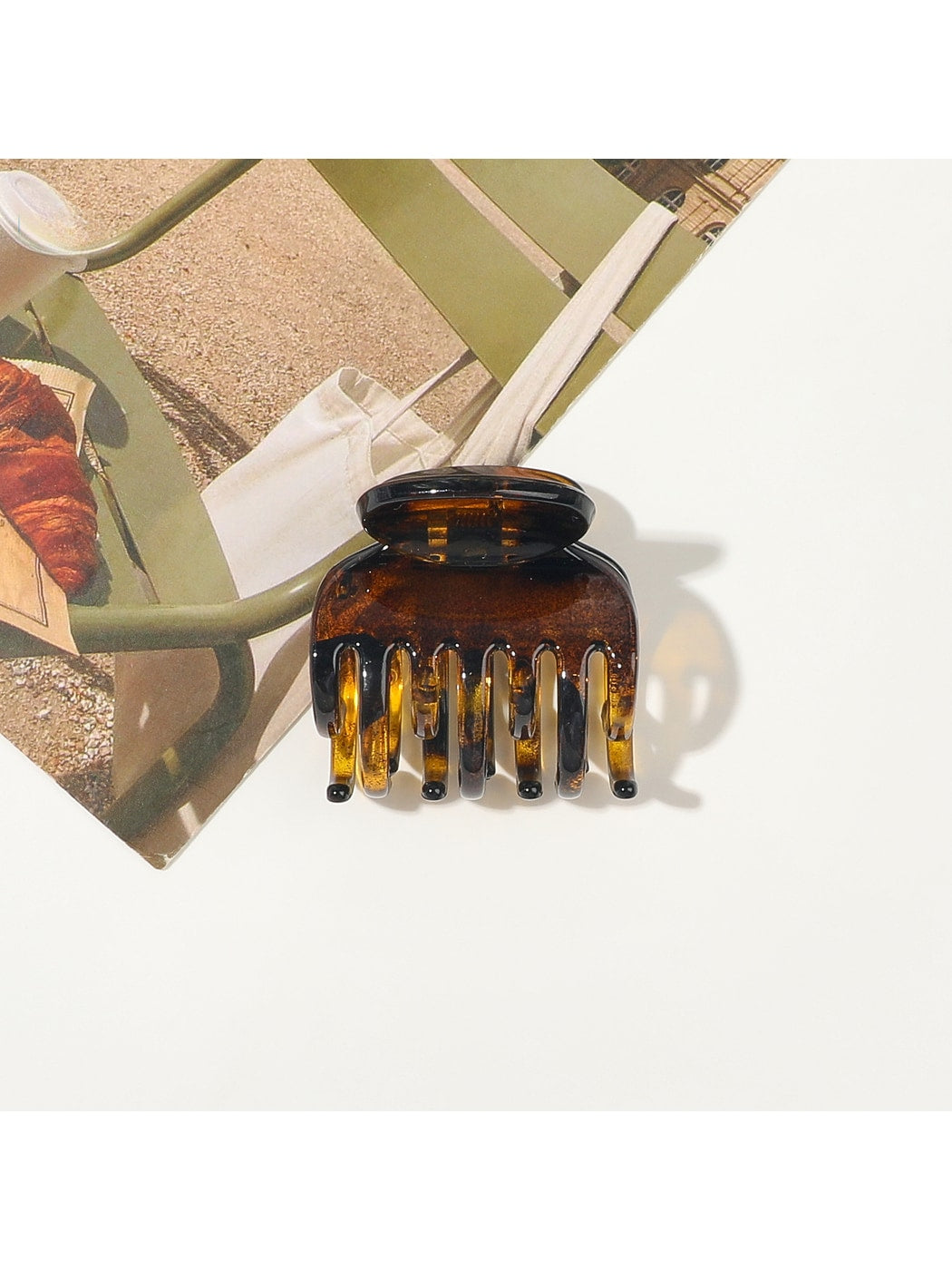 Beau - Matte or Glossy Leopard Print Claw Clip