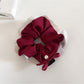 Gifty - Solid Color Bow Fabric Hair Ties