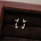 Earedge - Light Luxury Butterfly Drop Stud Earrings