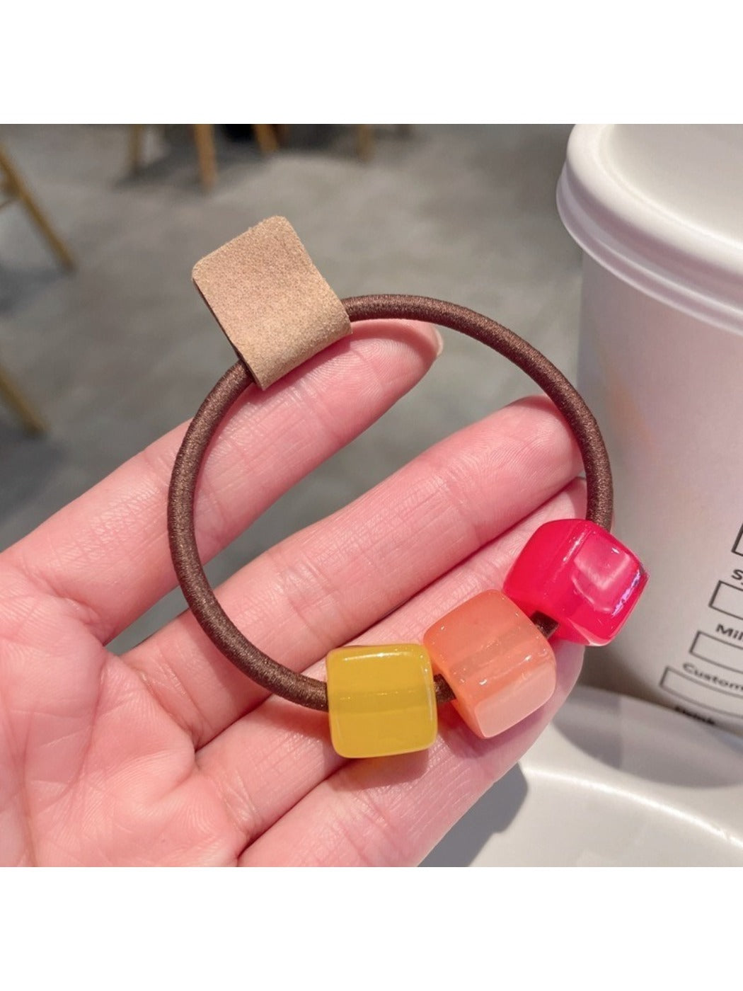 Gifty - Macaron Cube Hair Ties