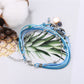 Side view of Lovra small bead alloy bracelet highlighting clasp design