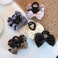 Beau - Double Bow Satin Look Claw Clip
