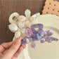 Beau - Elegant Double Bloom Claw Clip