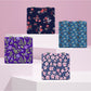 Mirroray - Floral Print PU Cover Folding Makeup Mirror
