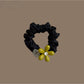 Gifty - Floral Polyester Decorative Scrunchie