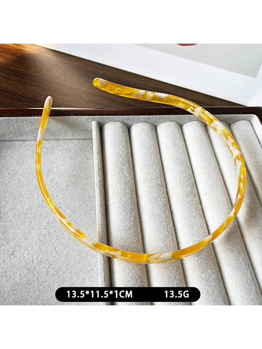 Gifty - Fashion Acetate Geometric Ring Accent Headband