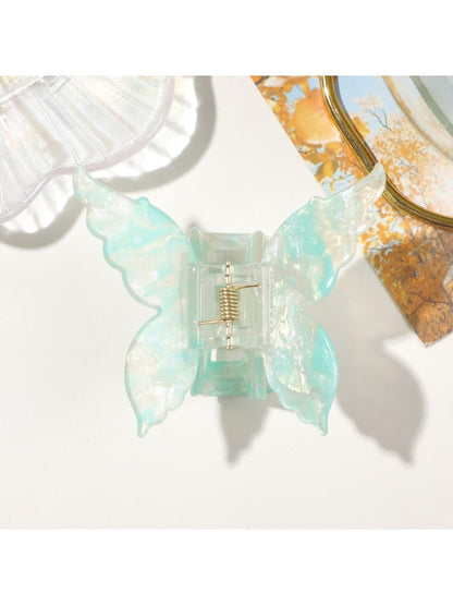 Beau - Iridescent Butterfly Shimmering  Hair Clips