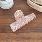 Beau - Acetate Hair Claw Clip with Flower Design