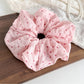 Gifty - Polka Dot Ruched Polyester Scrunchie
