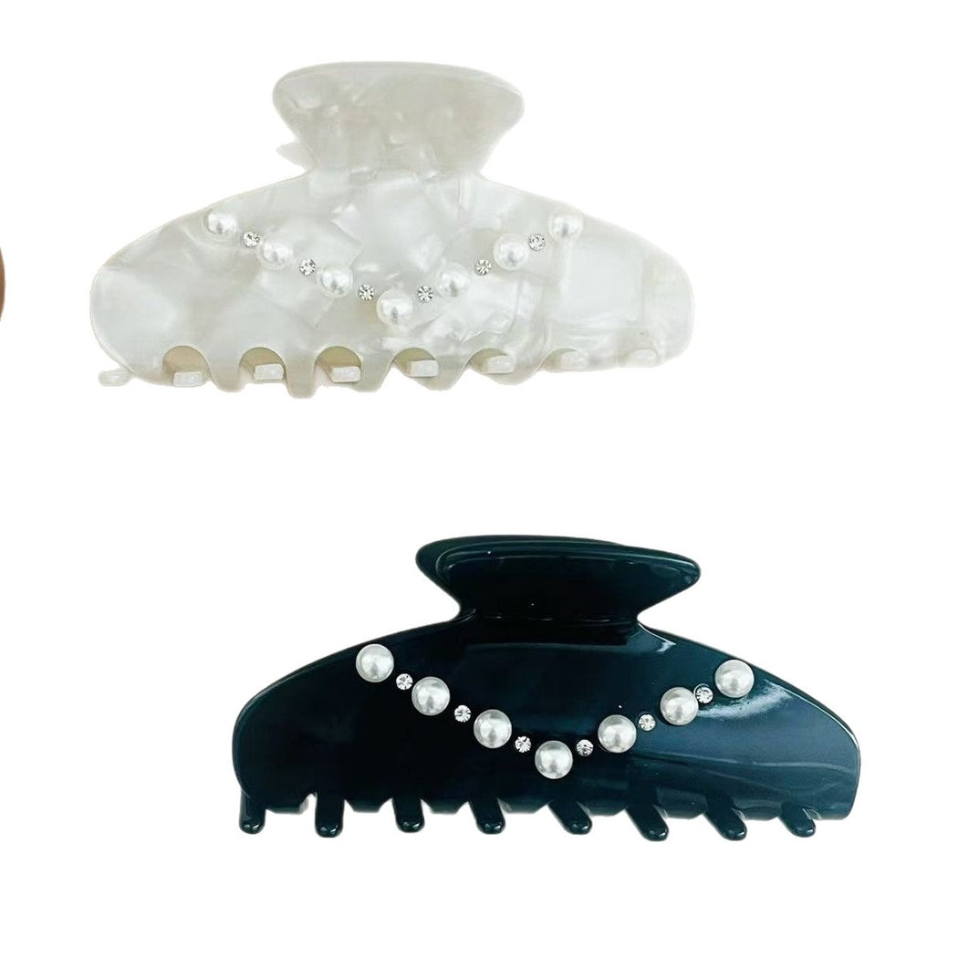 Beau - Glossy Acetate Fiber Alloy Hair Claw Clip