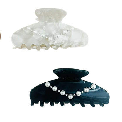Beau - Glossy Acetate Fiber Alloy Hair Claw Clip