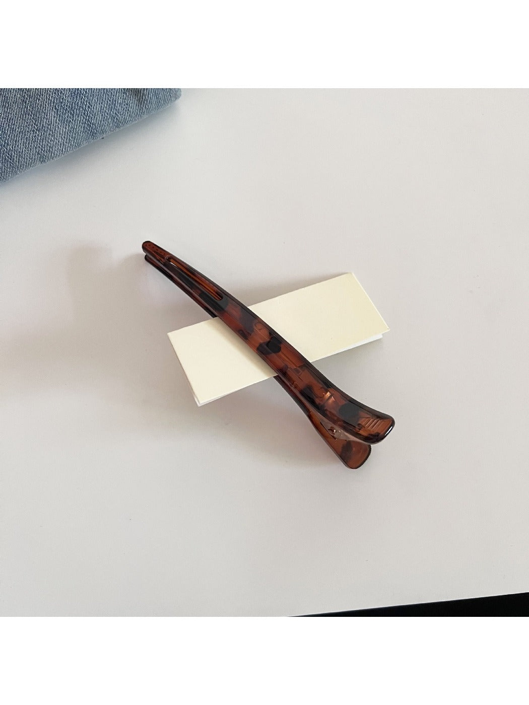 Beau - Leopard Print Duckbill Hair Clip