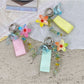 Keypus - Dolphin Flower Beaded Polka Dot Bag Charm