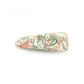 Beau - Floral Acetate Triangular Side Hair Clip