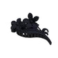 Beau - Matte Flower Design Plastic Alloy Claw Clip