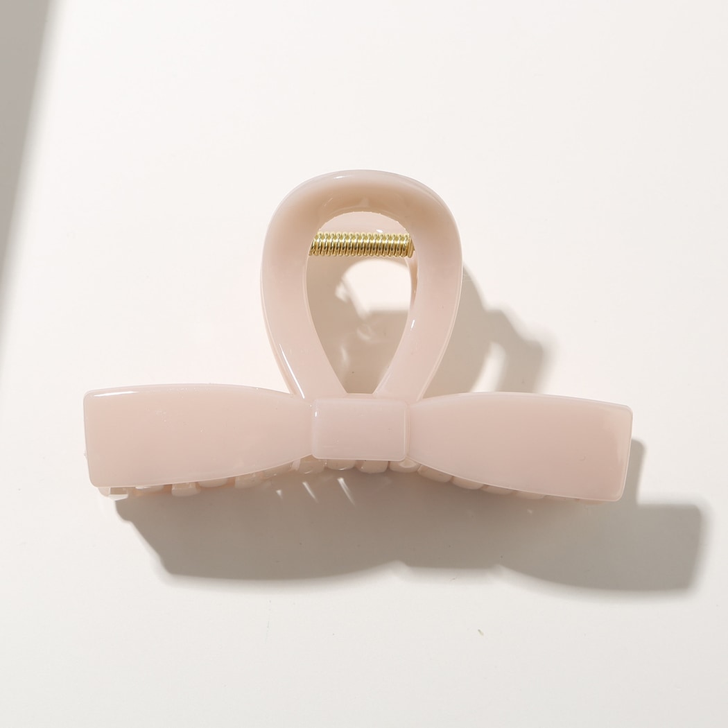 Beau - Minimal Bow Shape Women's Hair Claw Clip