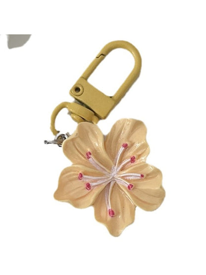 Keypus - Sweet Floral Pendant Key Ring Charm Keychain