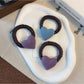 Gifty - Sweet Style Heart Accent Fabric Hair Tie