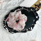 Gifty - Rose Organza Floral Puff Scrunchie