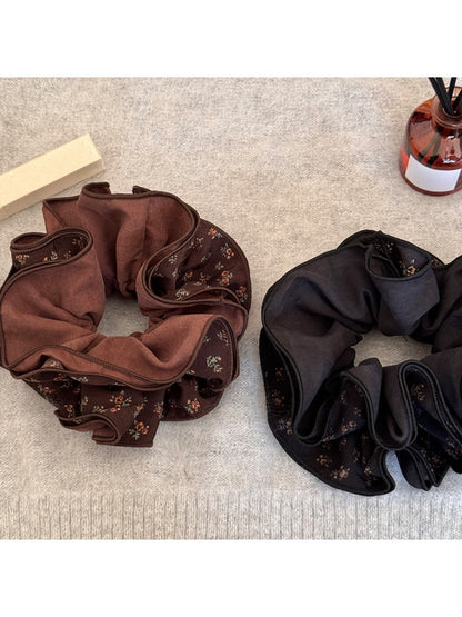 Gifty - Elegant Double Layer Floral Scrunchie