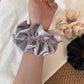 Gifty - Ruffled Satin Finish Polyester Hair Scrunchie