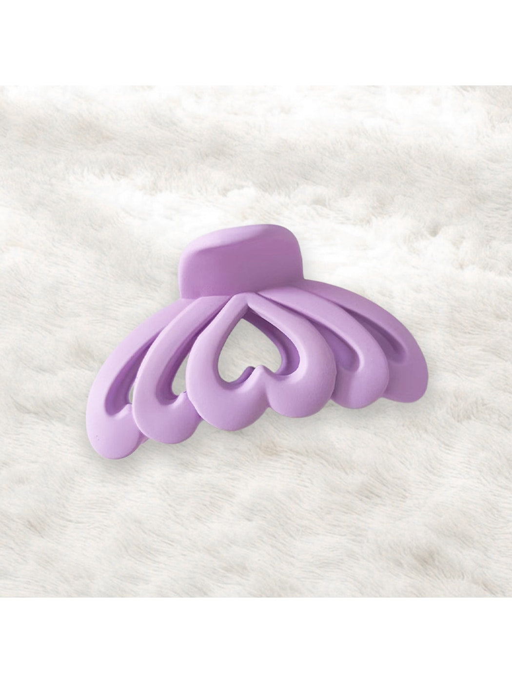 Beau - Layered Heart Cutout Everyday Style Claw Clip