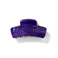 Beau - Checker Pattern Acetate Fiber Claw Clip