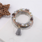 Lovra - Bohemian Tassel Layered Beaded Bracelet