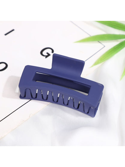Beau - Matte Plastic Geometric Everyday Hair Claw Clip