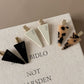 Beau - Geometric Triangle Acetate Alloy Hair Clip