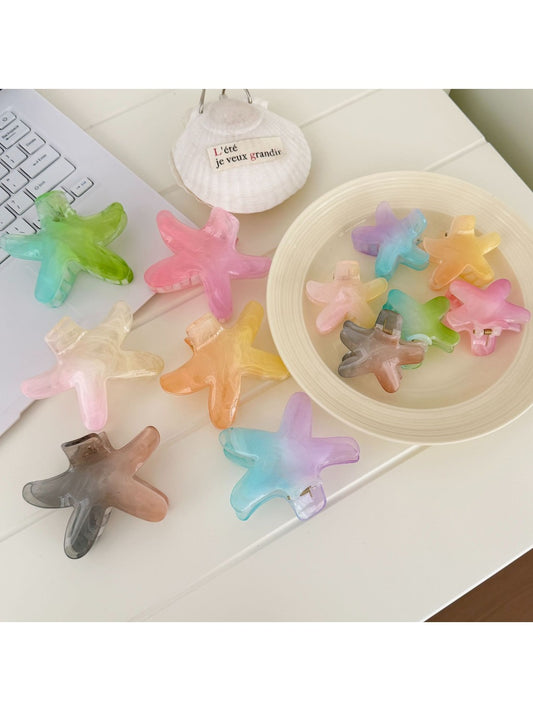 Beau - Sweet Starfish Gradient Gloss Claw Clip