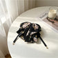Beau - Decorative Floral Ribbon Bow Ponytail Hair Clip